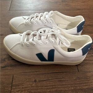 Veja Off-White and Slate Sneakers